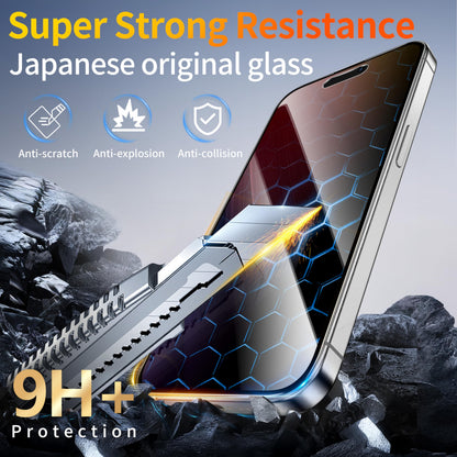 Tentoki Flash Fit Pro Privacy Glass for iPhone 14 Pro Max - 2 Pack