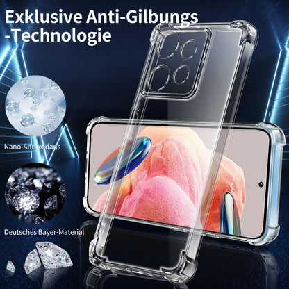 Tentoki Crystal Clear Protection Kit for Xiaomi Redmi Note 11 4G / Redmi Note 11S 4G - Case + 2 HD Glass