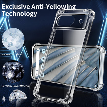 Tentoki Crystal Clear Case for Google Pixel 7a