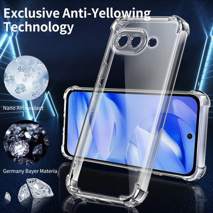 Tentoki Crystal Clear Case for Google Pixel 9A