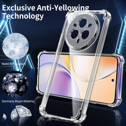 Tentoki Crystal Clear Case for Realme 14 Pro Plus