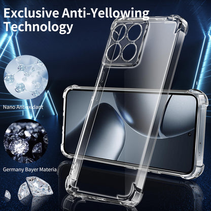 Tentoki Crystal Clear Case for Xiaomi 14t Pro 5G