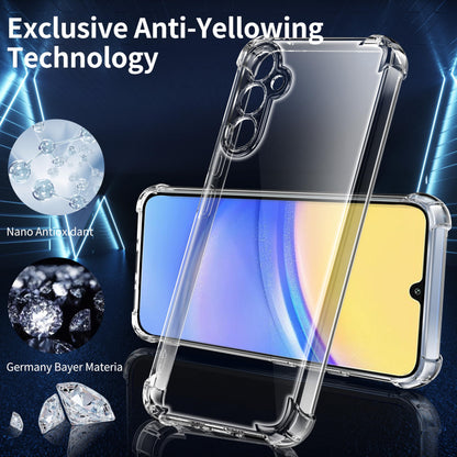 Tentoki Crystal Clear Case for Samsung Galaxy A15 5G / A15 4G