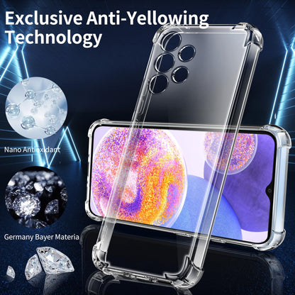 Tentoki Crystal Clear Case for Samsung Galaxy A13 4G