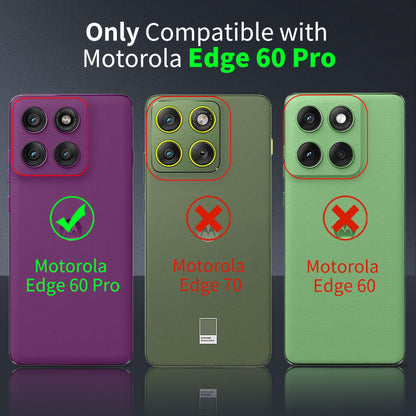 Tentoki Crystal Clear Case for Motorola Edge 60 Pro