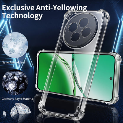 Tentoki Crystal Clear Protection Kit for OPPO Reno 12 FS 5G / OPPO Reno 12 F 5G - Case + 2 HD Glass