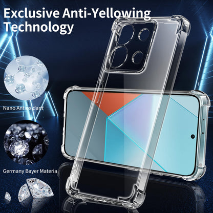 Tentoki Crystal Clear Case for Xiaomi Redmi Note 13 Pro 5G