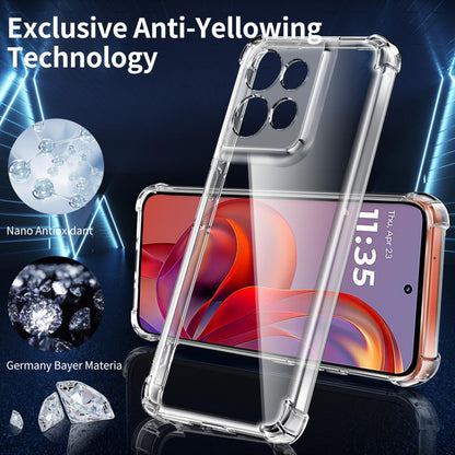 Tentoki Crystal Clear Case for Motorola Edge 50 Neo / Edge 60 Neo