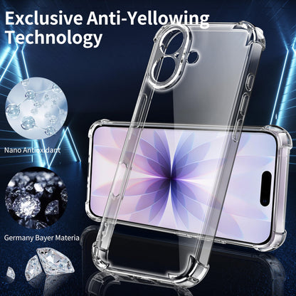 Tentoki Crystal Clear Case for iPhone 17