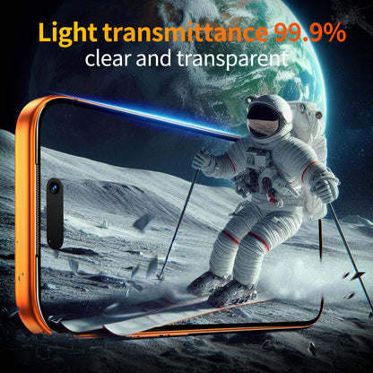 Tentoki Flash Fit Classic HD Clear Glass for iPhone 17 Pro - 2 Pack