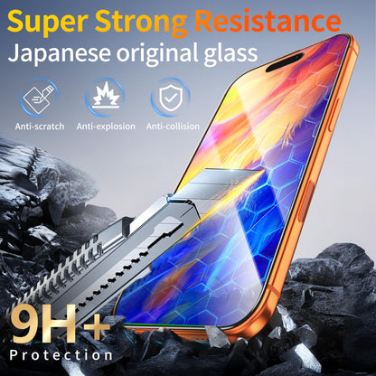 Tentoki Flash Fit Pro HD Clear Glass for iPhone 17 Pro - 2 Pack