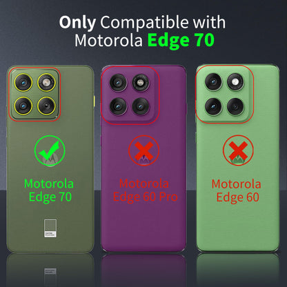 Tentoki Crystal Clear Case for Motorola Edge 70