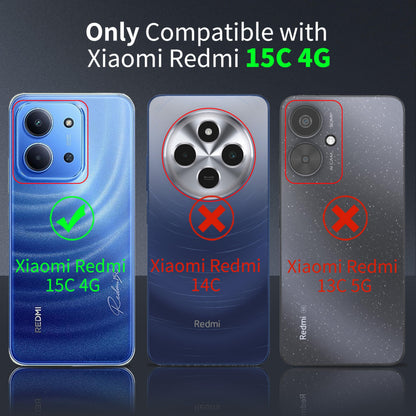 Tentoki Crystal Clear Case for Xiaomi Redmi 15c 4G +欧版 173mm