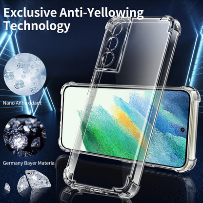 Tentoki Crystal Clear Case for Samsung Galaxy S21 FE 5G / 4G