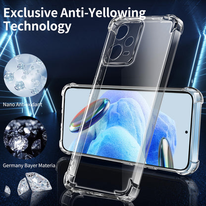 Tentoki Crystal Clear Case for Xiaomi Redmi Note 12 PRO 5G / Poco X5 Pro 5G