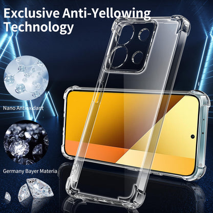 Tentoki Crystal Clear Case for Xiaomi Redmi Note 13 5G