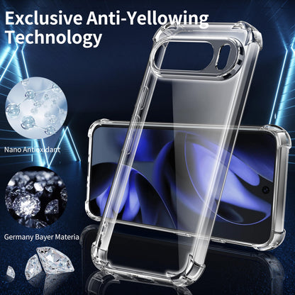Tentoki Crystal Clear Case for Google Pixel 10 / 10 Pro