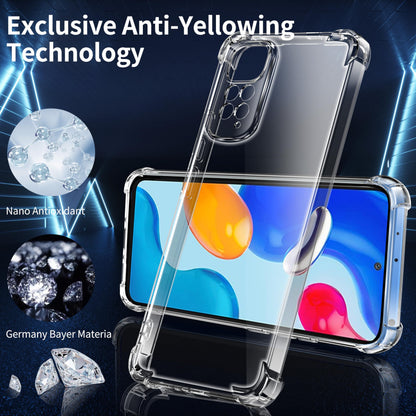 Tentoki Crystal Clear Case for Xiaomi Redmi Note 11 4G / Redmi Note 11S 4G