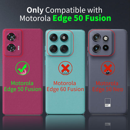 Tentoki Crystal Clear Case for Motorola Edge 50 Fusion