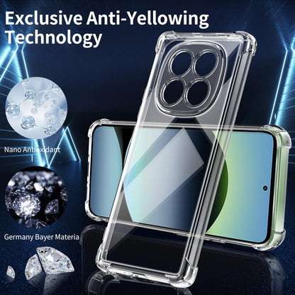Tentoki Crystal Clear Case for Xiaomi Redmi Note 15 4G 国外版