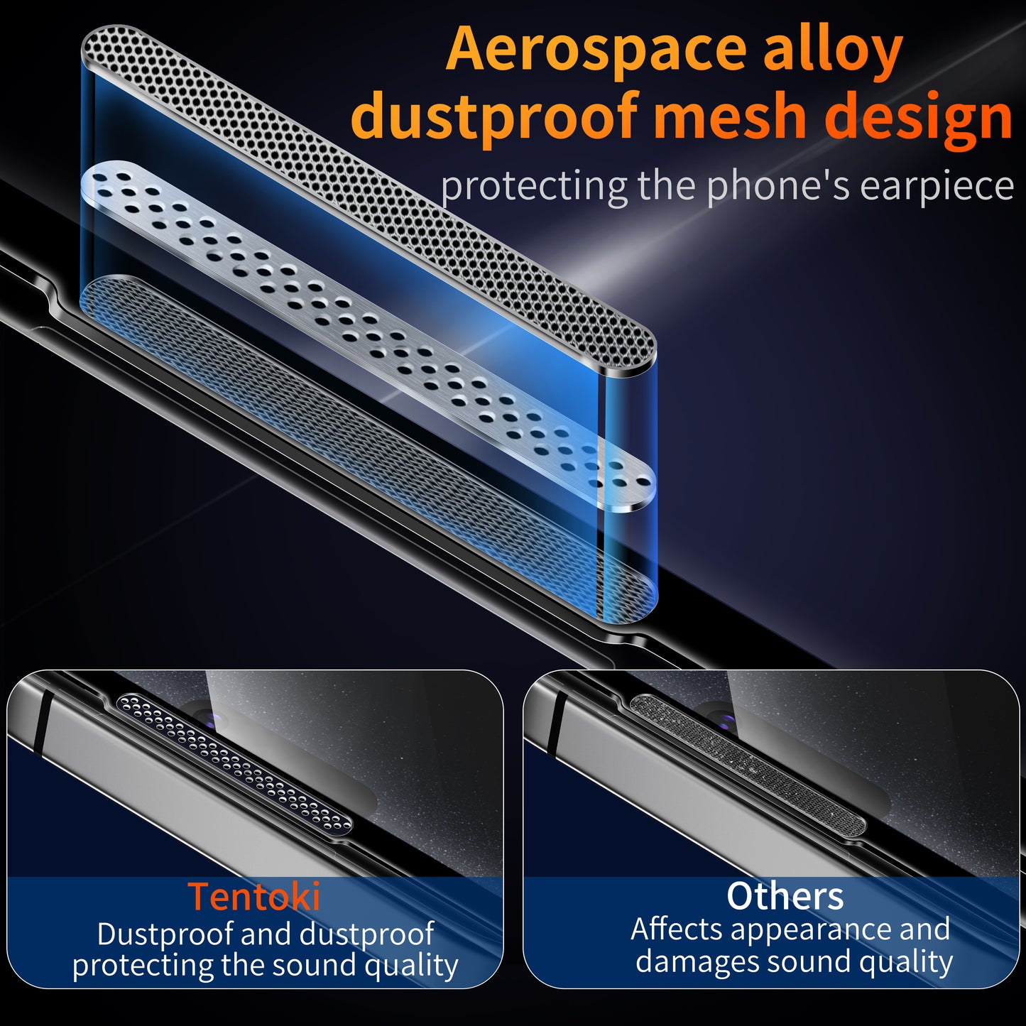 Tentoki Privacy Screen Protector for iPhone 15 Plus / 16 Plus (6.7 inch), Compatible With Face ID, 25° Anti Spy Premium 9H+ Tempered Glass Film [Auto Dust Elimination] [No Bubbles] 2 Pack